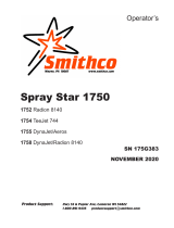 Smithco Spray Star 1750 Kasutusjuhend