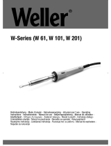 Weller W 101 Operating Instructions Manual