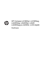 HP Compaq LA22f 22-inch LED Backlit LCD Monitor Kasutusjuhend