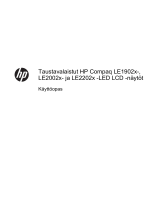 HP Compaq LE2002x 20-inch LED Backlit LCD Monitor Kasutusjuhend