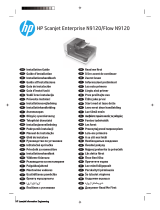 HP ScanJet Enterprise Flow N9120 Document Flatbed Scanner paigaldusjuhend
