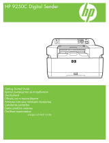 HP 9250C DIGITAL SENDER Lühike juhend