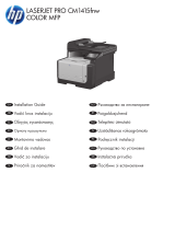 HP LaserJet Pro CM1415 Color Multifunction Printer series paigaldusjuhend