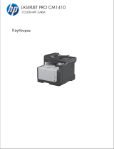 HP LaserJet Pro CM1415 Color Multifunction Printer series Kasutusjuhend