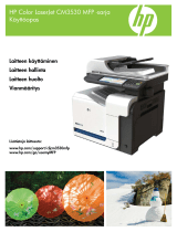 HP Color LaserJet CM3530 Multifunction Printer series Kasutusjuhend