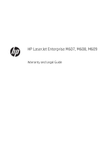 HP LaserJet Enterprise M609 series Kasutusjuhend