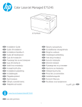 HP Color LaserJet Managed E75245 Printer series paigaldusjuhend