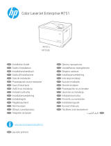 HP Color LaserJet Enterprise M751 Printer series paigaldusjuhend