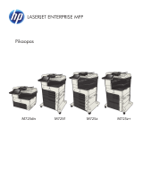 HP LaserJet Enterprise MFP M725 series Lühike juhend
