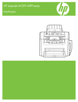 HP LaserJet M1319 Multifunction Printer series Kasutusjuhend