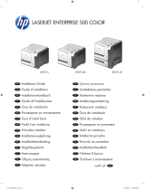 HP LaserJet Enterprise 500 color Printer M551 series paigaldusjuhend