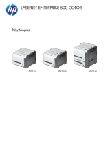 HP LaserJet Enterprise 500 color Printer M551 series Kasutusjuhend