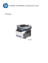 HP LaserJet Enterprise 500 color MFP M575 Lühike juhend