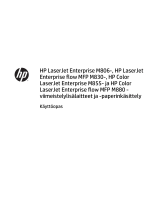 HP LaserJet Enterprise flow MFP M830 series Kasutusjuhend
