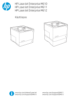 HP LaserJet Enterprise M611 series Kasutusjuhend