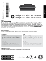 HP Deskjet 1050 All-in-One Printer series - J410 Omaniku manuaal