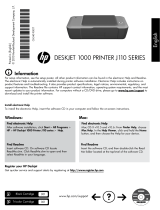 HP Deskjet 1000 Printer series - J110 Omaniku manuaal