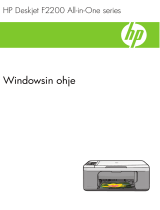 HP Deskjet F2200 All-in-One Printer series Kasutusjuhend