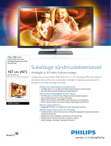 Philips 42PFL7656H/12 Product Datasheet