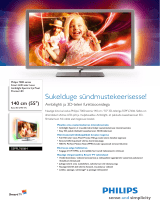 Philips 55PFL7606H/12 Product Datasheet