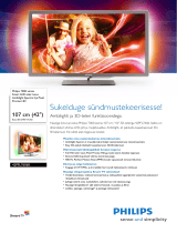 Philips 42PFL7606K/02 Product Datasheet