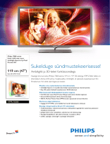 Philips 47PFL7606K/02 Product Datasheet