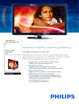 Philips 37PFL4606H/58 Product Datasheet