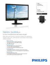 Philips 240S4LPMB/00 Product Datasheet