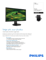 Philips 221B8LHEB/01 Product Datasheet