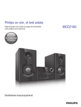 Philips MCD2160/12 Kasutusjuhend
