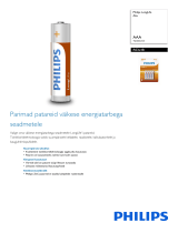 Philips R03L4B/10 Product Datasheet