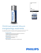 Philips LR6E4B/10 Product Datasheet