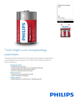 Philips LR20P2B/10 Product Datasheet