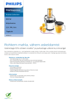 Philips HR1869/31 Product Datasheet