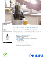 Philips HR1855/30 Product Datasheet