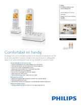 Philips D4052W/22 Product Datasheet