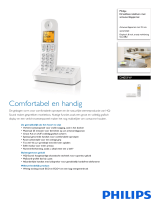 Philips D4051W/22 Product Datasheet