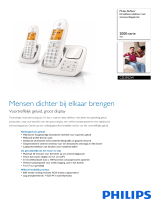 Philips CD2952W/38 Product Datasheet