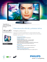 Philips 40PFL8605H/12 Product Datasheet