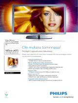 Philips 42PFL7685H/12 Product Datasheet