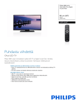 Philips 32PFL3018T/12 Product Datasheet