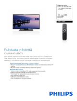 Philips 40PFL3008T/12 Product Datasheet