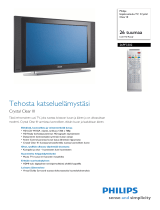 Philips 26PF3302/10 Product Datasheet