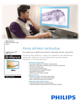 Philips 248X3LFHSB/00 Product Datasheet