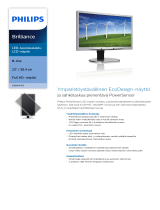 Philips 231B4LPYCS/01 Product Datasheet