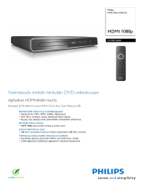 Philips DVDR3600/58 Product Datasheet