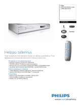 Philips DVDR3355/02 Product Datasheet