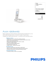 Philips D2551W/34 Product Datasheet