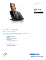 Philips SE2701B/21 Product Datasheet