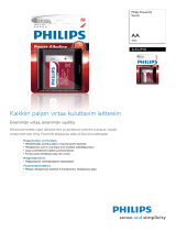 Philips 3LR12P1B/10 Product Datasheet